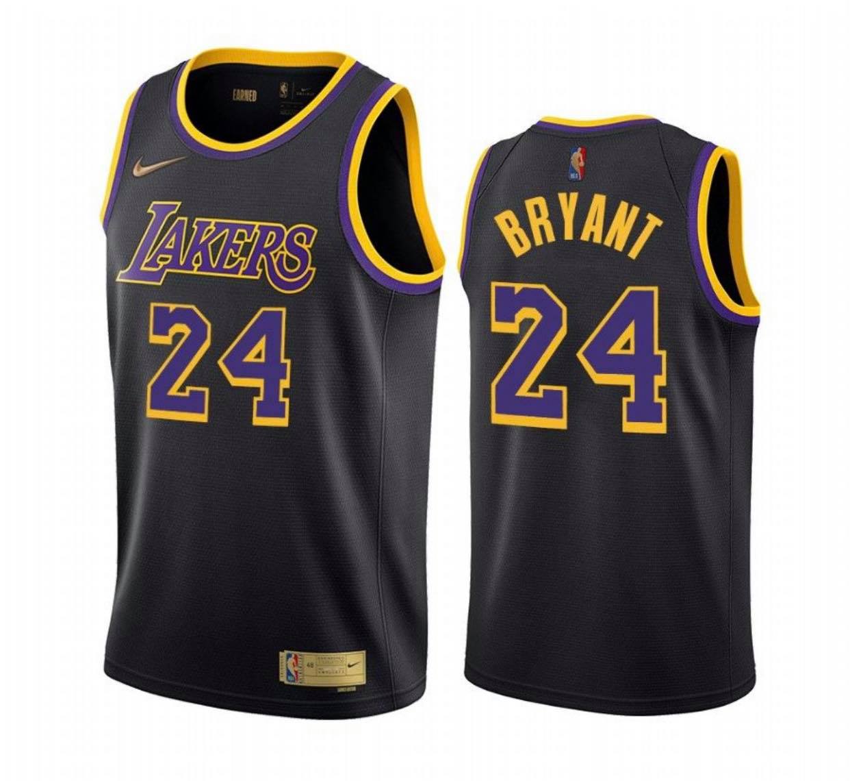 Youth Los Angeles Lakers #24 Kobe Bryant Black Stitched NBA Jersey